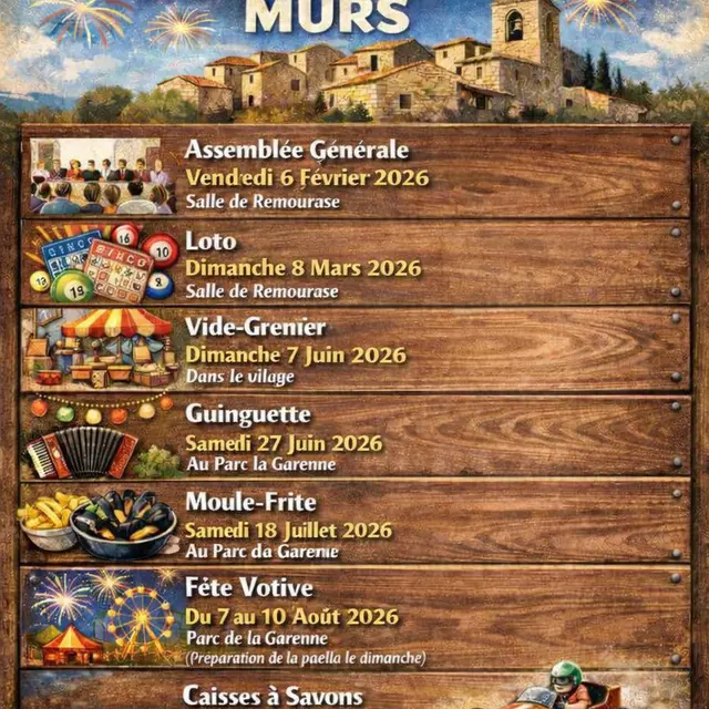 Soirée moule frite_Murs