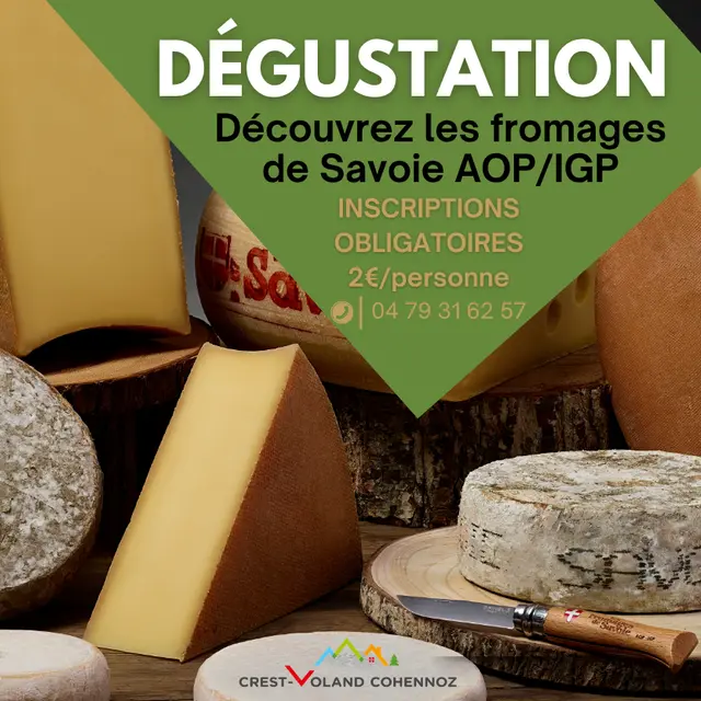 Dégustation de fromages locaux_Crest-Voland