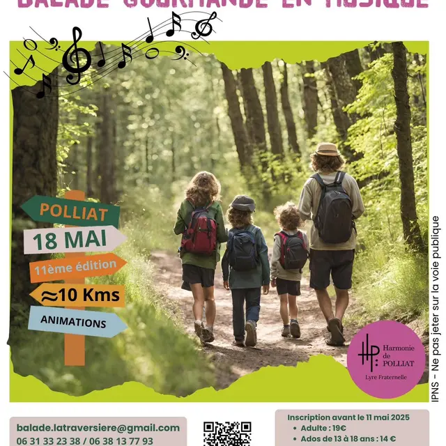 Affiche Balade Gourmande et Musicale