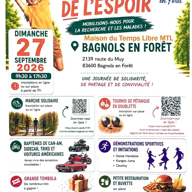 Les Virades de l'Espoir_Bagnols-en-Forêt