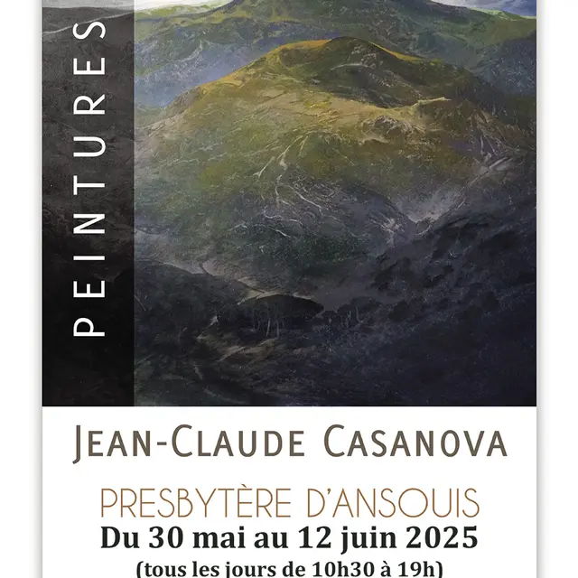 Exposition de peinture de Jean-Claude Casanova à Ansouis_Ansouis