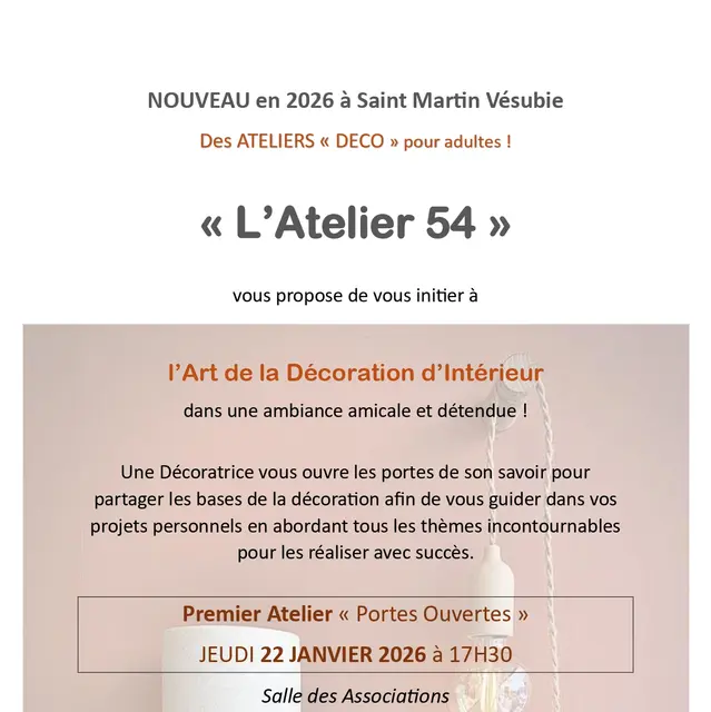 Ateliers de décoration pour adultes_Saint-Martin-Vésubie