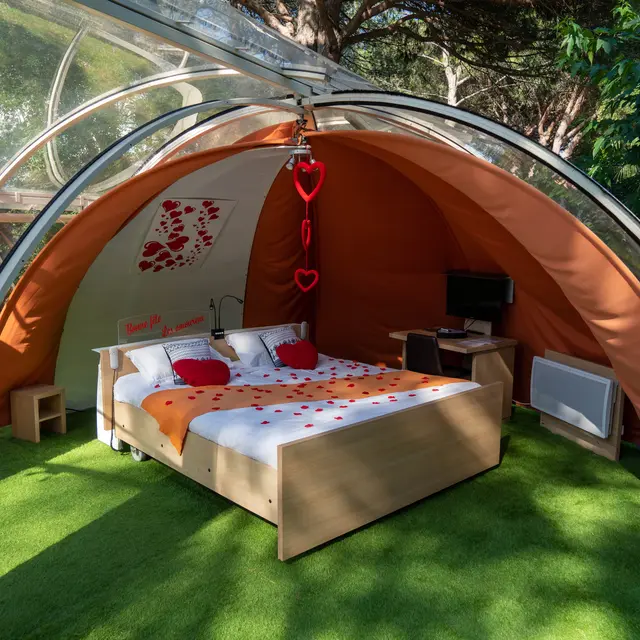 Bulle sous les pins - Chambre d'hôtes Au bois fleuri