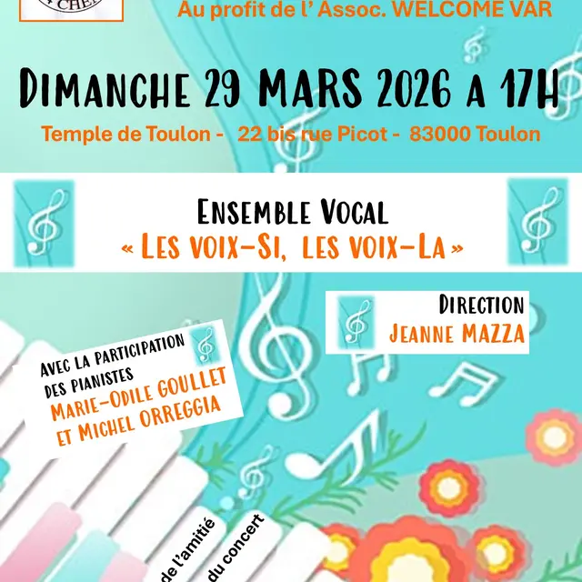 Concert - Ensemble vocal Les Voix-Si, Les Voix-La_Toulon