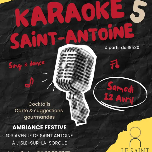 Affiche karaoké #5