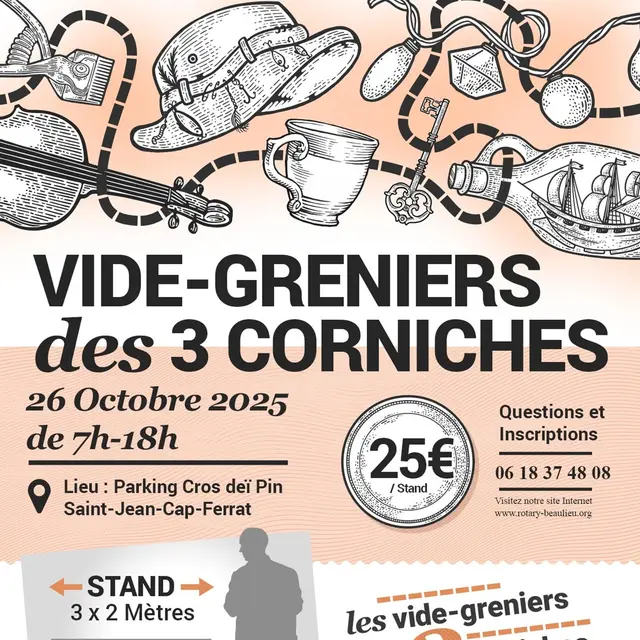 Vide-greniers du Rotary Club_Saint-Jean-Cap-Ferrat