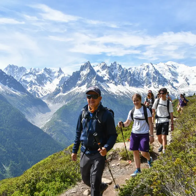Randonnée pédestre collective à Megève_Megève