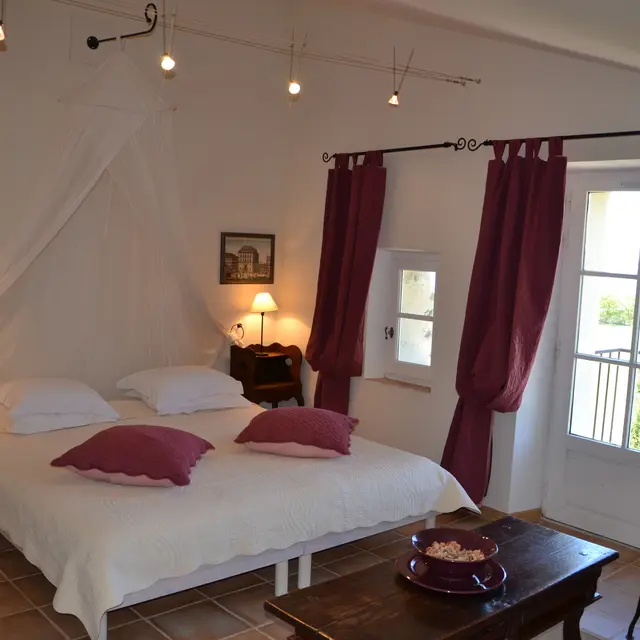 Chambre Le Ravin des Cathelières - Lit King size (180X200) modulable