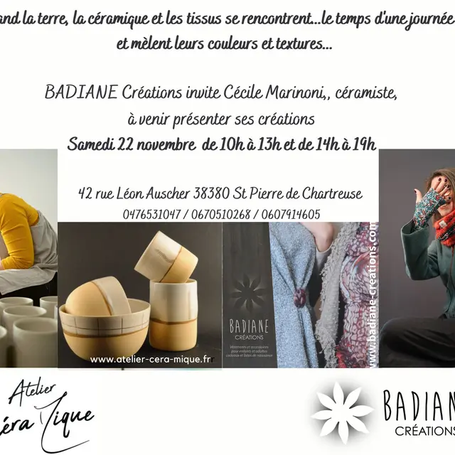 Atelier céramique chez Badiane créations_Saint-Pierre-de-Chartreuse