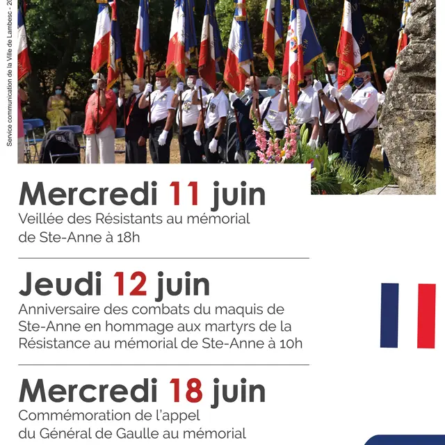 Commémoration de l'Appel du Général de Gaulle_Lambesc