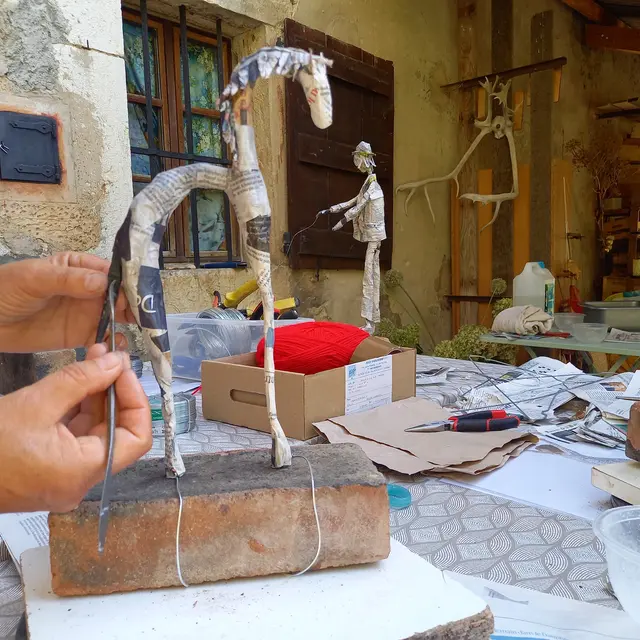 stage sculpture papier pour ados/adultes_Saint-Cassin