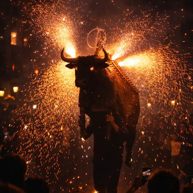 Toro de fuego - Féria de Pâques_Arles