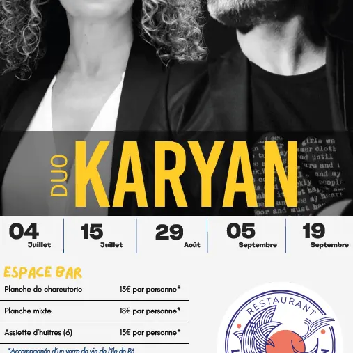 Nos vendredis en musique - Duo Karyan