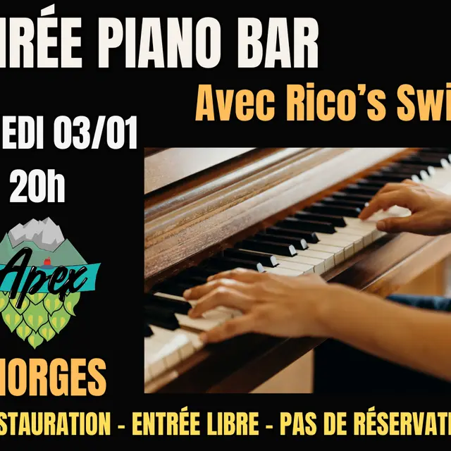 Soirée Piano Bar CHORGES Apex