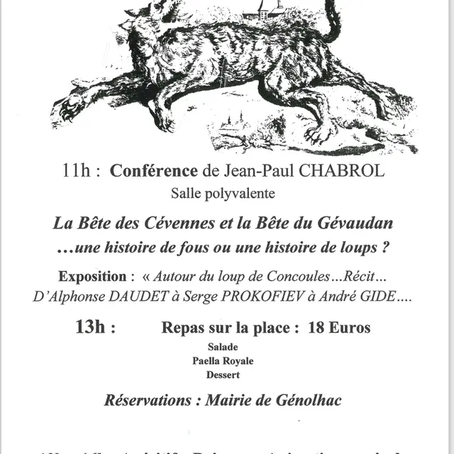 Conférence & Expo - Repas & Fanfare_Génolhac