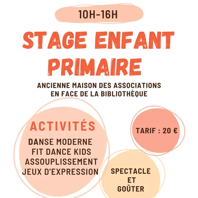 Stage de zumba et danse kids