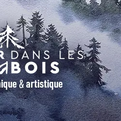 Exposition aquarelles de L'atelier dans les bois_Flumet