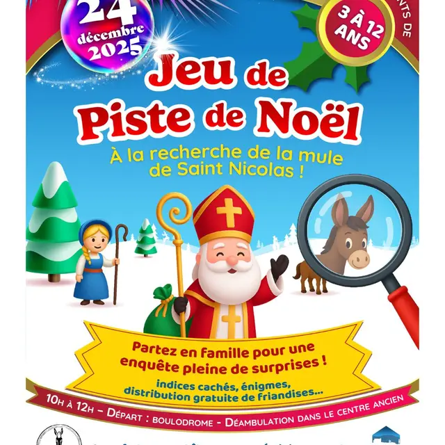 Jeu de piste de Noël : À la recherche de la mule de Saint Nicolas