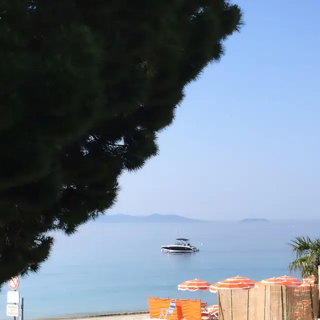 Vue Mer du restaurant le petit pavois