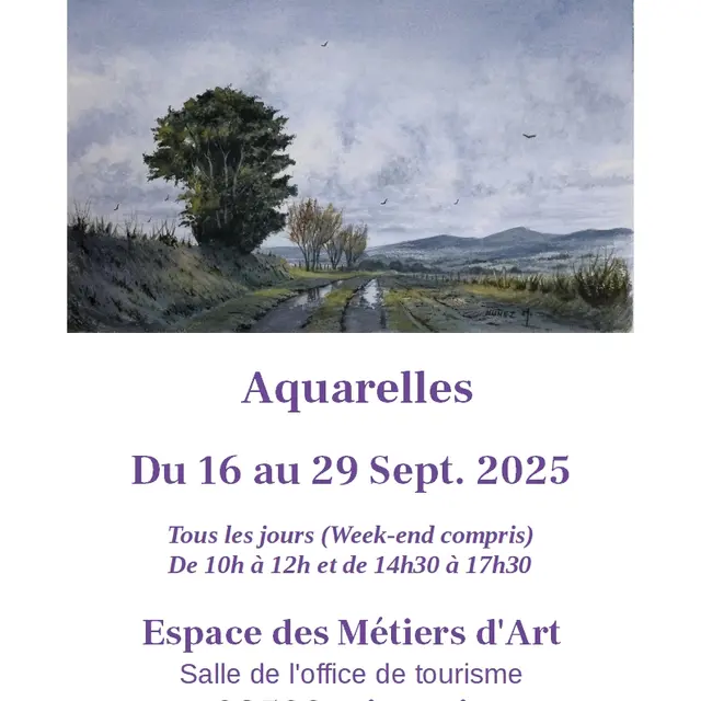 Exposition Aquarelles_Mirepoix