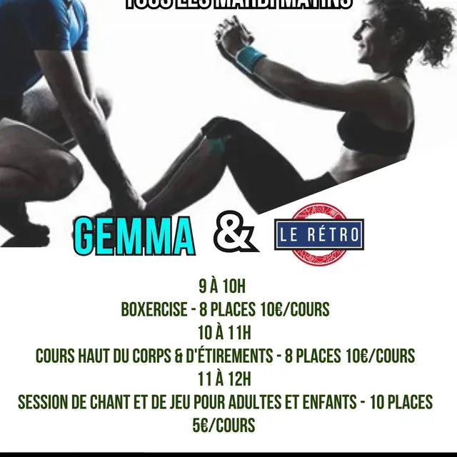 Cours de sport au Rétro_La Chapelle-d'Abondance