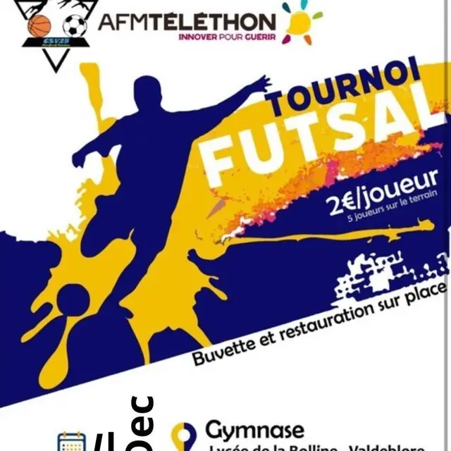 Tournoi Futsal pour le Téléthon_Valdeblore