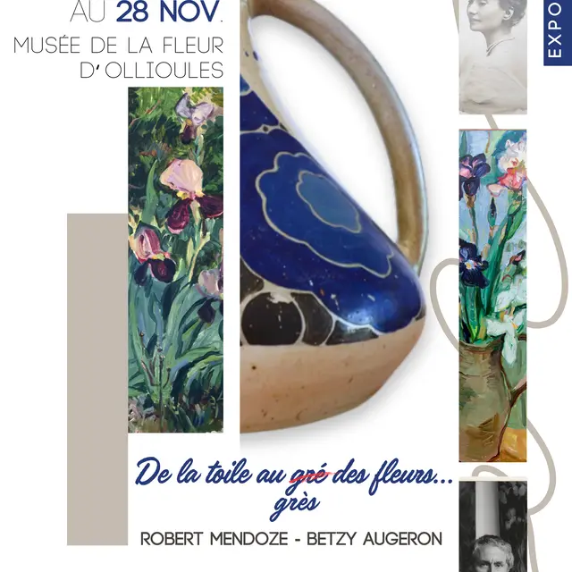 Exposition De la toile au grès des fleurs Robert Mendoze et Betzy Augeron_Ollioules