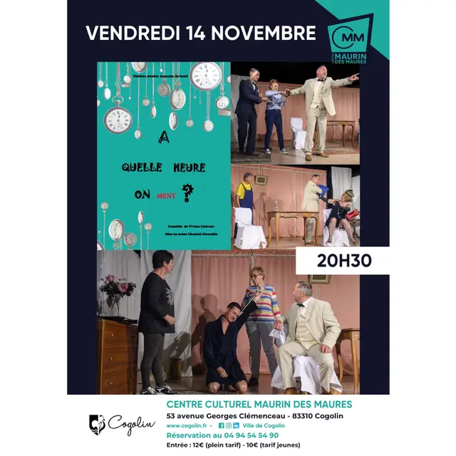 Atelier A quelle heure on ment ? _Cogolin