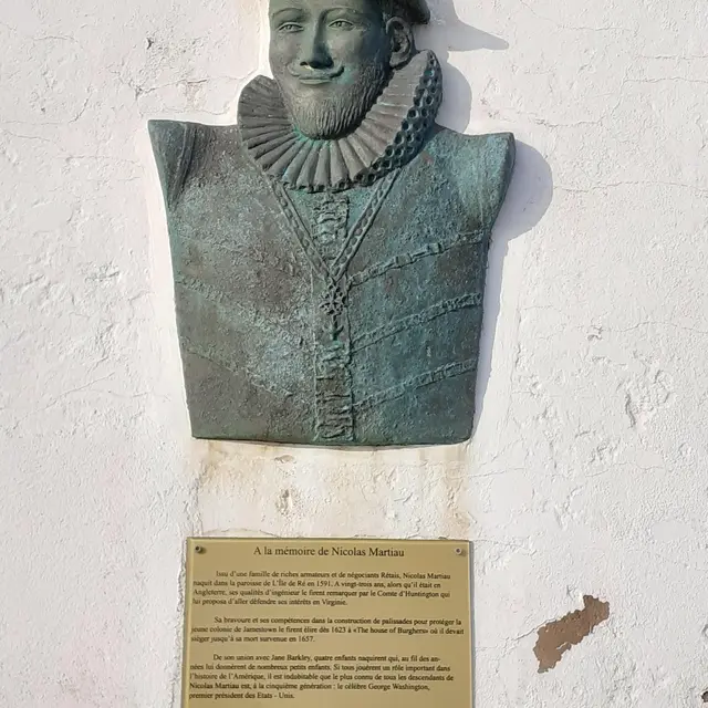 Médaillon de Nicolas Martiau