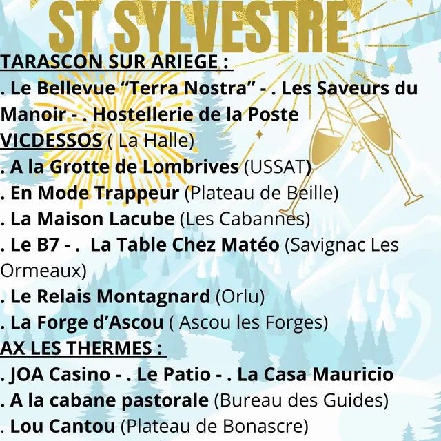 Soirée de la St Sylvestre !!!_Ax-les-Thermes