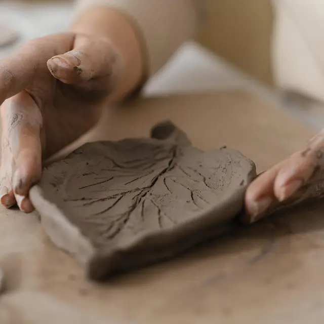 Animation nature - Impression végétale sur argile_L'Île-Saint-Denis