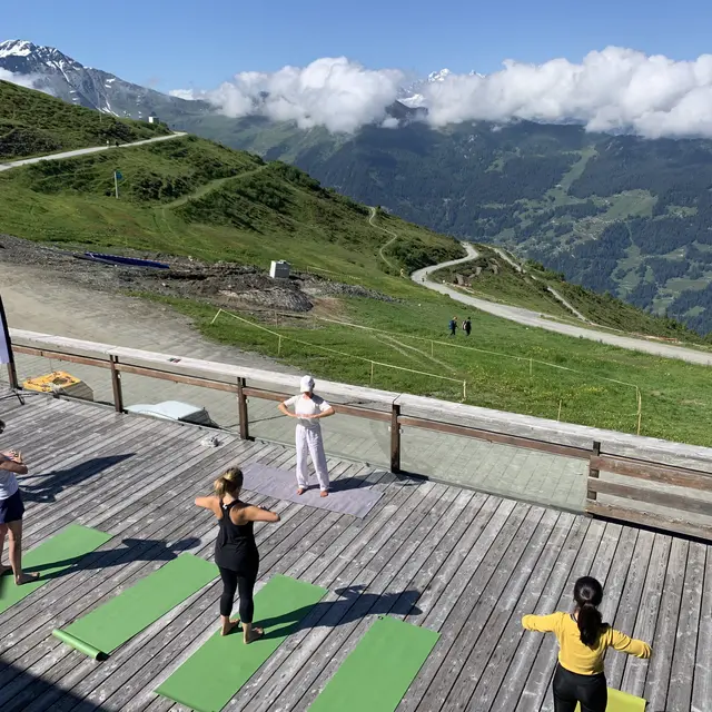 Mountain yoga