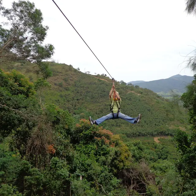 Tyrolienne - La Belle Verte Canopy Tours