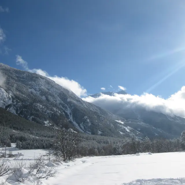 Plaine de la Draye en hiver