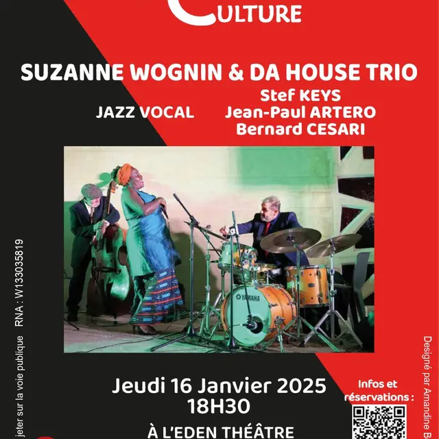 Concert Suzanne Wognin & Da House Trio_La Ciotat