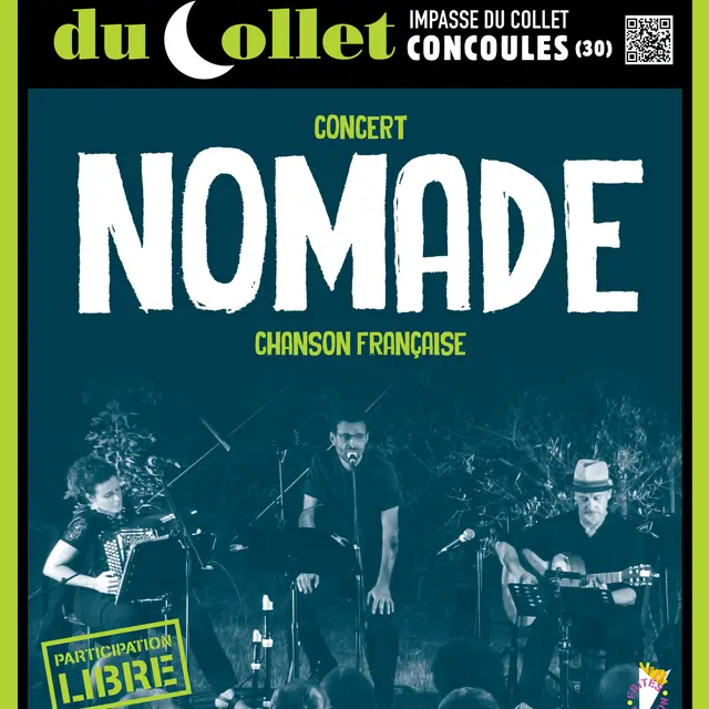 Concert - Nomade - aux Tréteaux du Collet_Concoules