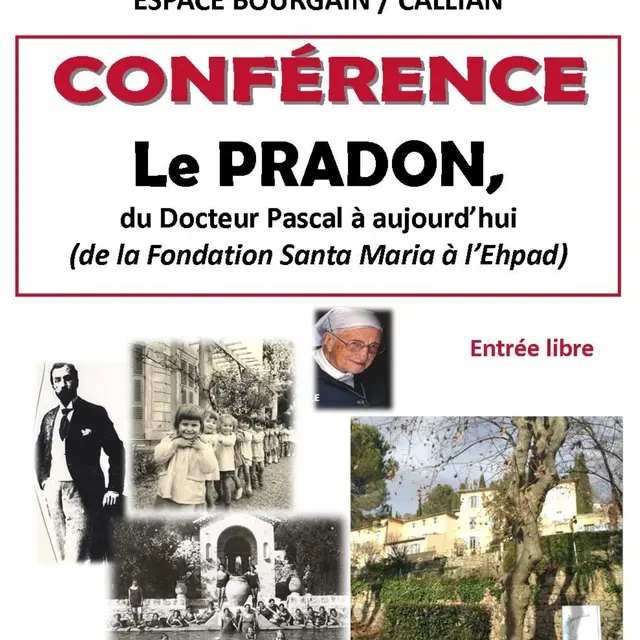 Conférence l'Histoire du Pradon à Callian - Gratuit_Callian