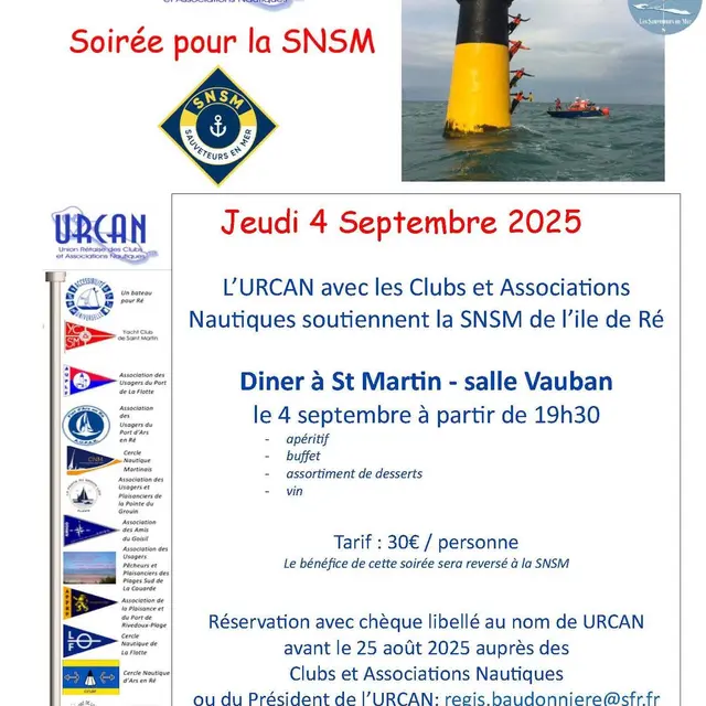 Soirée pour la SNSM_Saint-Martin-de-Ré
