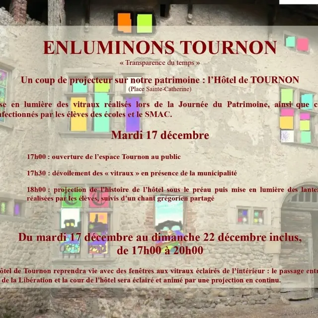 Illuminons Tournon - inauguration_Saint-Marcellin-en-Forez