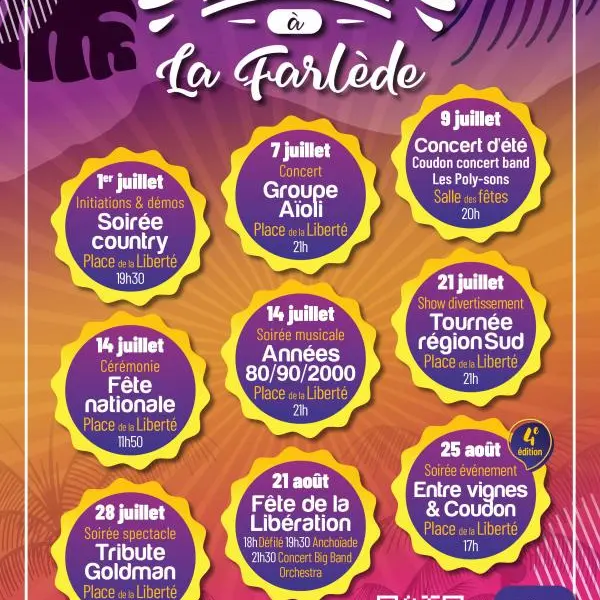 Affiche été La Farlède
