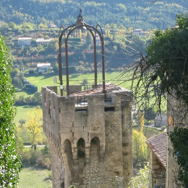 vue de la descente du château