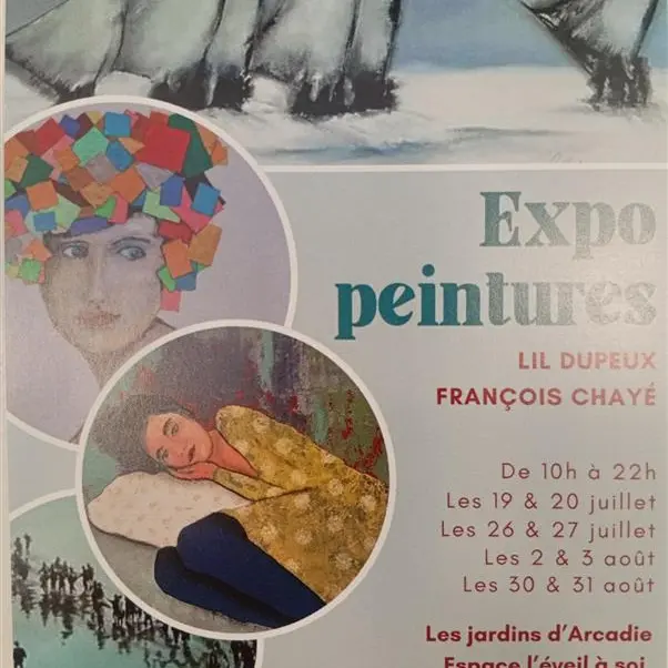 Expo peintures Lil Dupeux et François Chayé_Le Bois-Plage-en-Ré