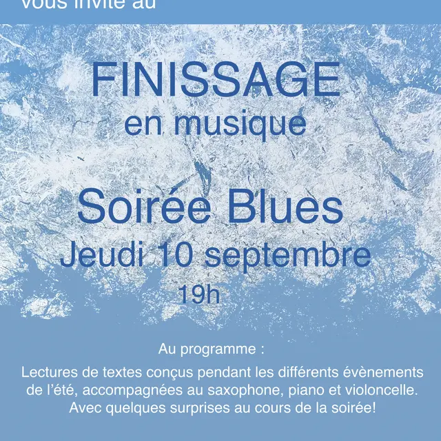 Finissage en musique à l'atelier galerie de Marie Blandin_La Couarde-sur-Mer