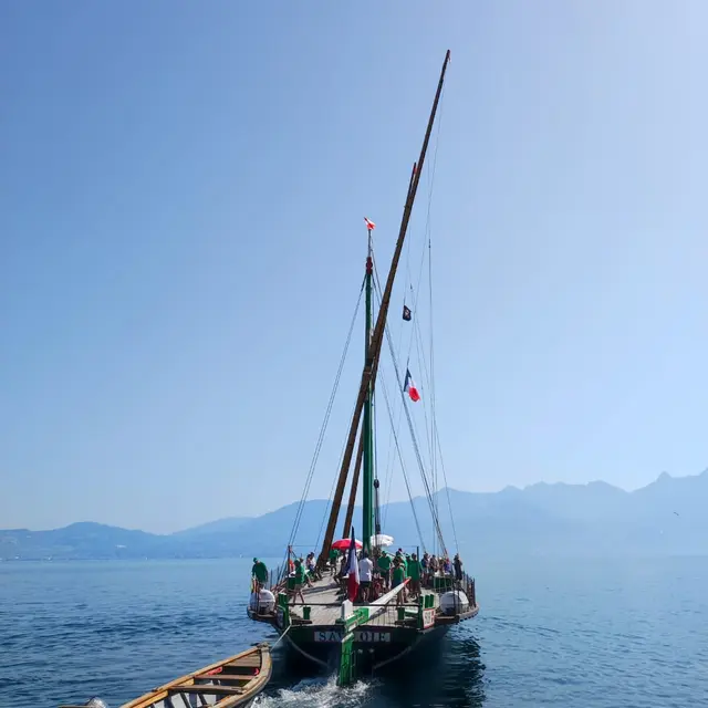 Sortie en bateau sur la barque La Savoie à Saint-Gingolph