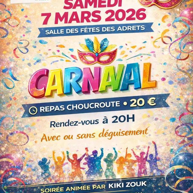 Soirée choucroute et bal costumé_Les Adrets-de-l'Estérel