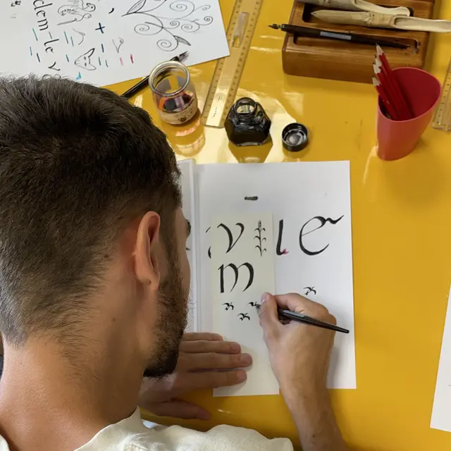 Atelier Calligraphie aux Archives départementales de la Haute-Savoie