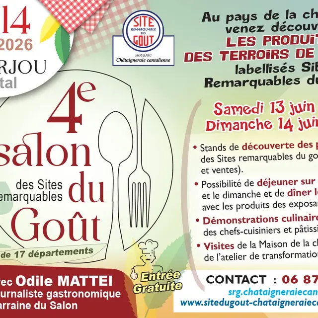 4e salon des Sites Remarquables du Goût_Mourjou