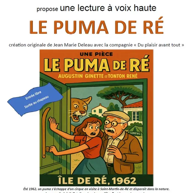 Lecture à voix haute - Le Puma de l'Ile de Ré_La Flotte