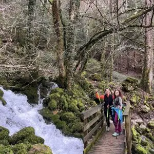 Balade guidée avec bâtons de marche BungyPump_Lathuile