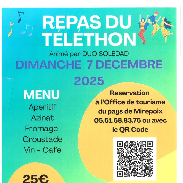 Repas  du Téléth'on_Mirepoix